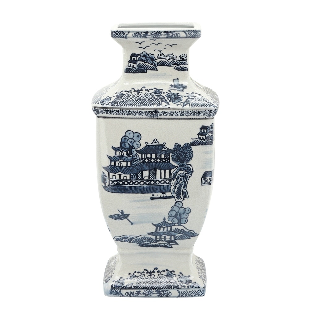 DIYthinker The Hidden Pavilion in Chengdu of China Metal Picture Frame Ceramic Vase Decor 